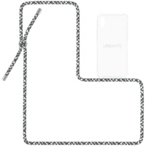 Urbany’s Necklace Case iPhone X/XS Flashy Silver Transparent