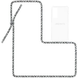 Urbany’s Necklace Case Galaxy S20 Flashy Silver Transparent