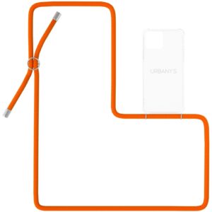 Urbany’s Necklace Case iPhone 12 mini Aperol Spritz Transparent