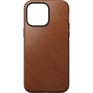 Nomad Back Cover Modern Leather iPhone 14 Pro Max Hellbraun