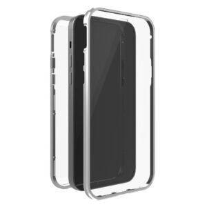 Black Rock Back Cover 360° Glass iPhone 14 Pro Max , Silber