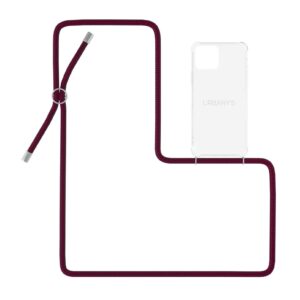 Urbany’s Necklace Case iPhone 14 Red Wine