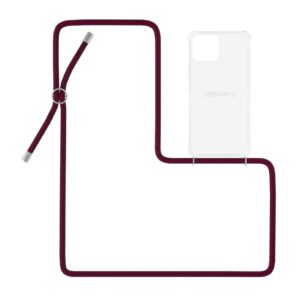 Urbany’s Necklace Case iPhone 14 Plus Red Wine
