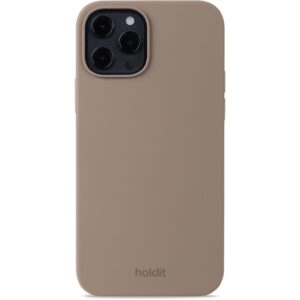 Holdit Back Cover Silicone iPhone 12/12 Pro Mocha Brown