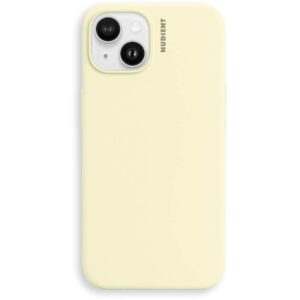 Nudient Back Cover Base Case iPhone 14 Pale Yellow