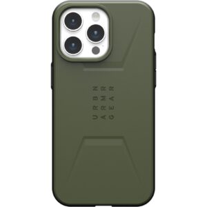 UAG Back Cover Civilian Case iPhone 15 Pro Max Olive