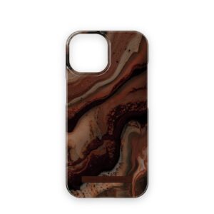 Ideal of Sweden Back Cover Dark Amber Marble iPhone 15