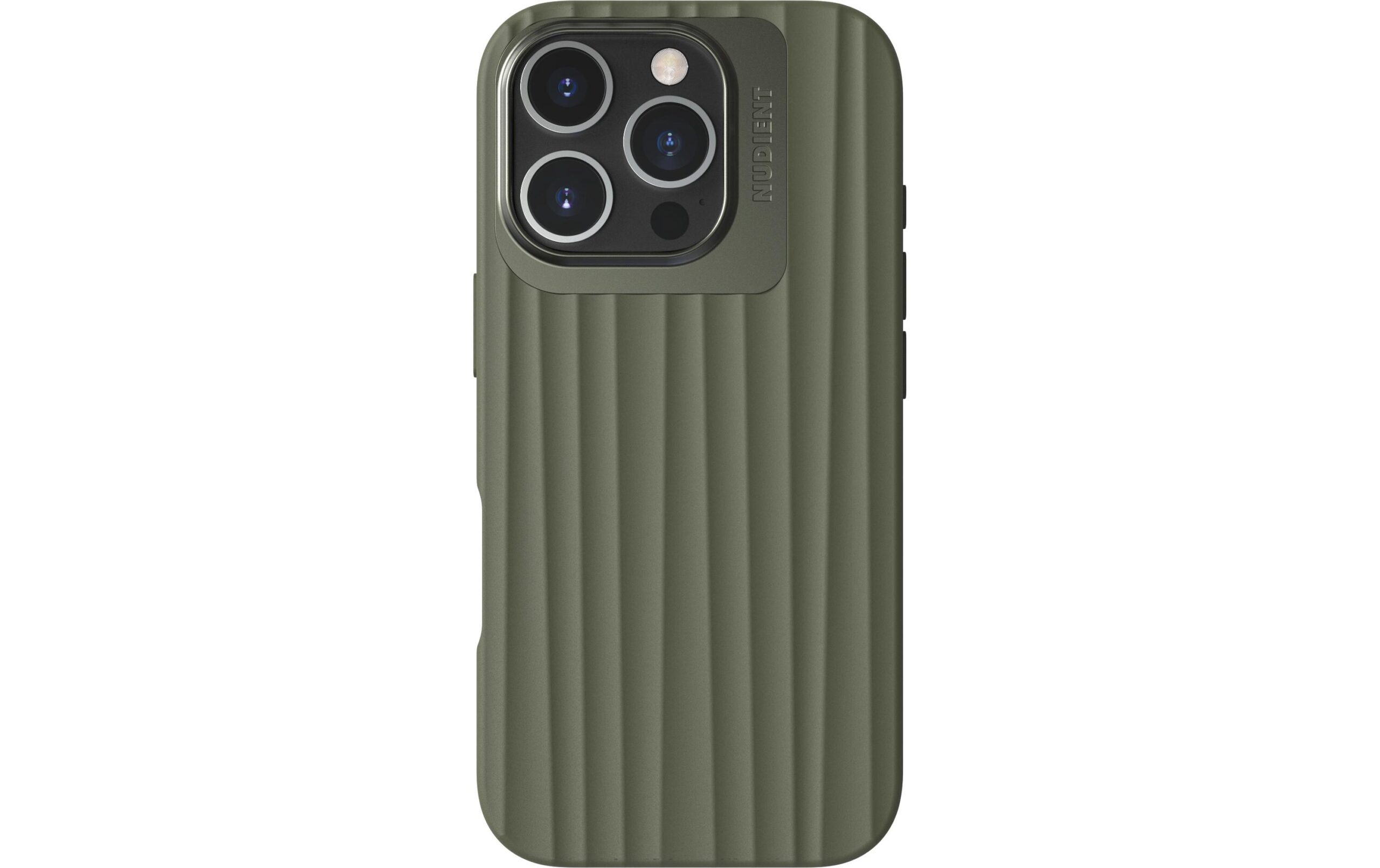 Nudient Back Cover Bold MagSafe iPhone 16 Pro Olive Green