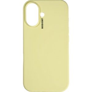 Nudient Back Cover Base Case Magsafe iPhone 16 Plus Pale Yellow