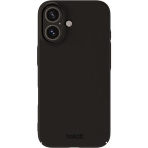Holdit Back Cover Silicone iPhone 16 Schwarz