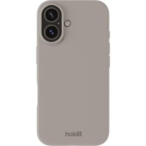Holdit Back Cover Silicone iPhone 16 Plus Taupe