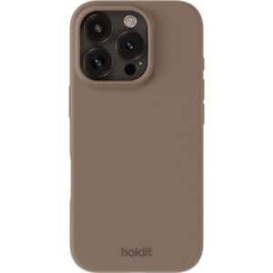 Holdit Back Cover Silicone iPhone 16 Pro Max Braun