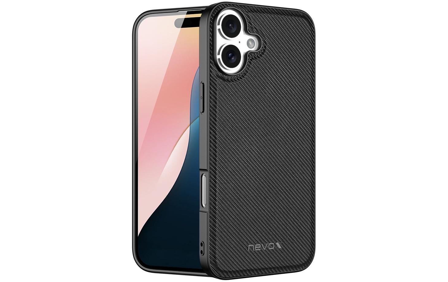 Nevox Back Cover StyleShell Nylo iPhone 16 Schwarz