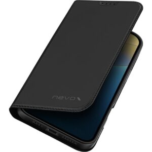 Nevox Book Cover Vario Series iPhone 16 Schwarz