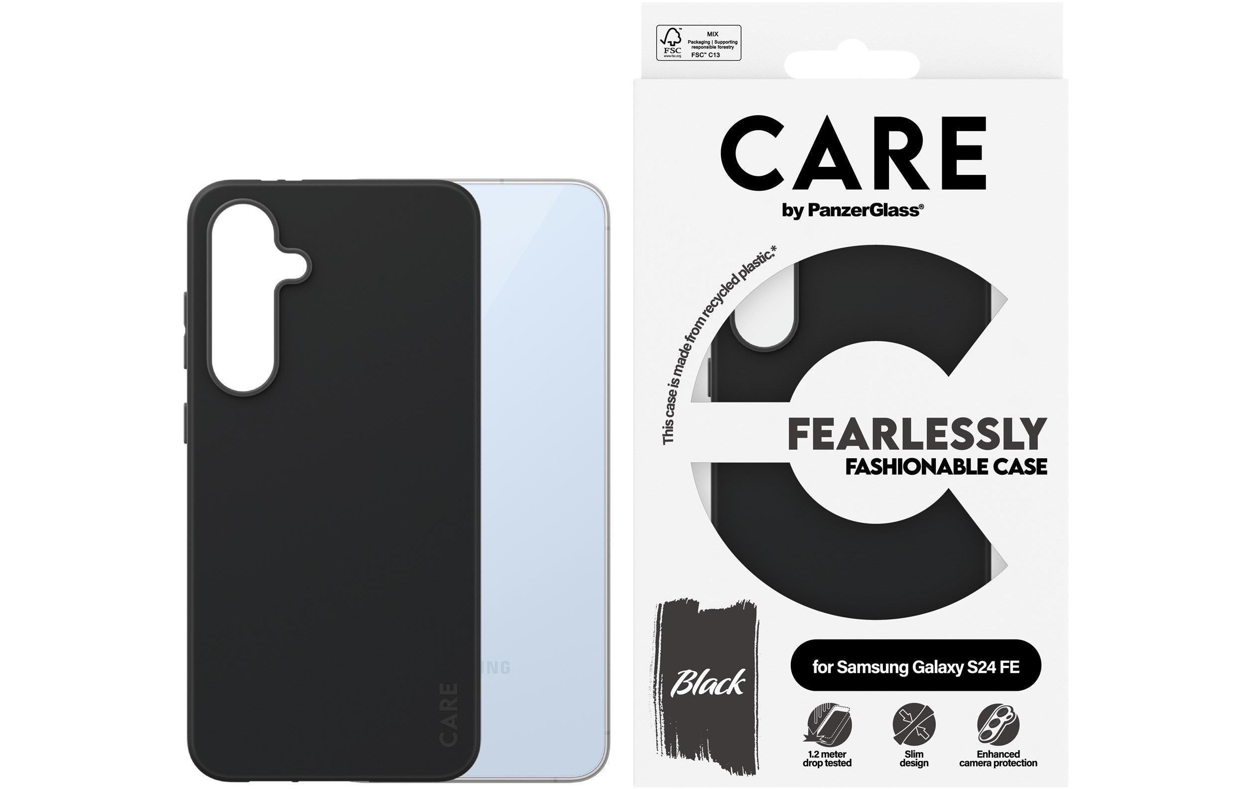 CARE Back Cover Fashion Galaxy S24 FE Schwarz